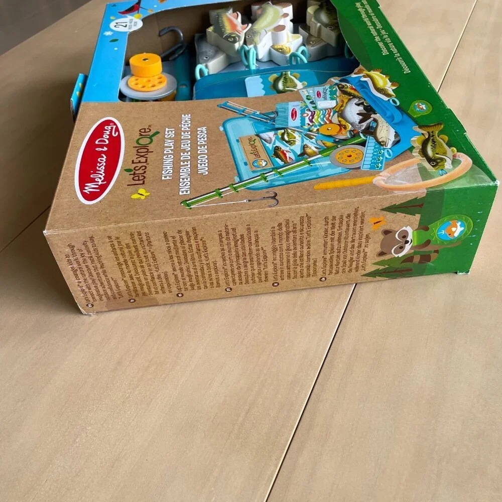 NEW‎ Melissa & Doug Let’s Explore Fishing Play Set – 21 Pieces - FSC Certified